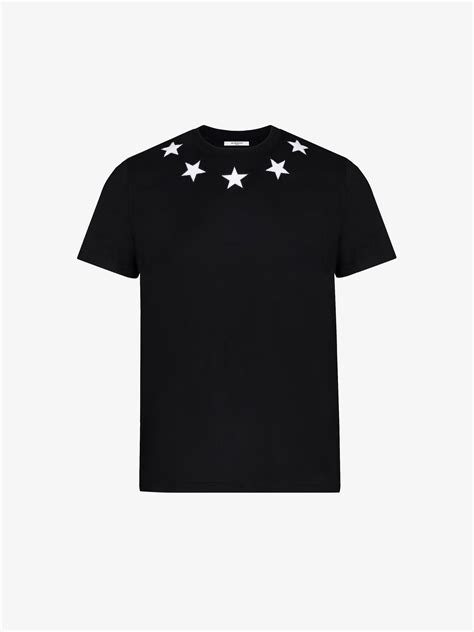 mens givenchy t shirt with stars|givenchy t shirt prices.